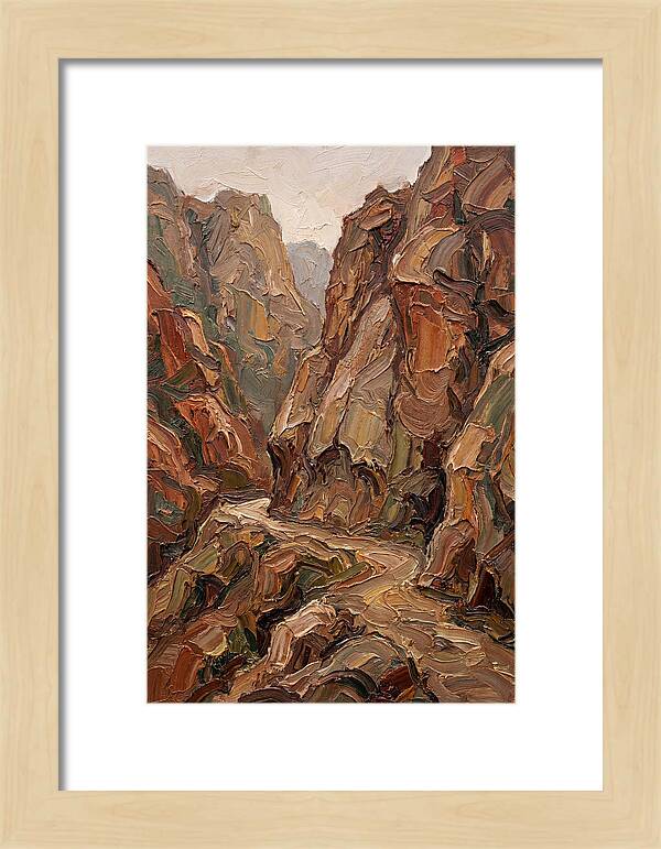 Mountain Pass Through Granite