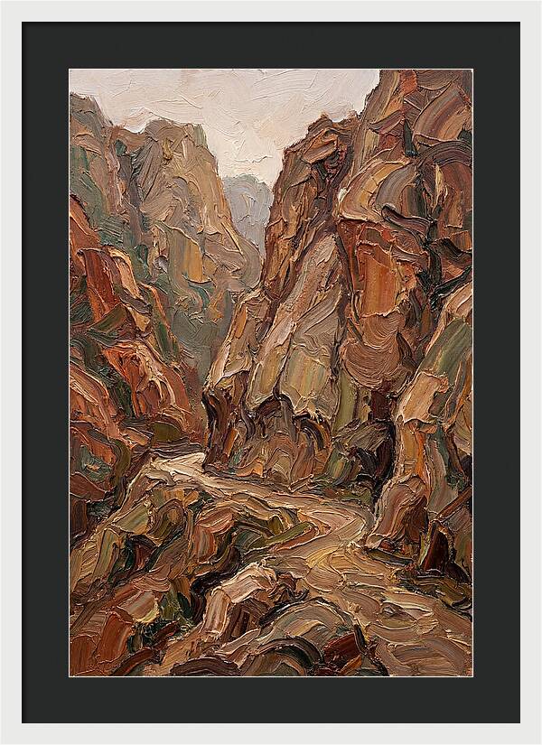 Mountain Pass Through Granite