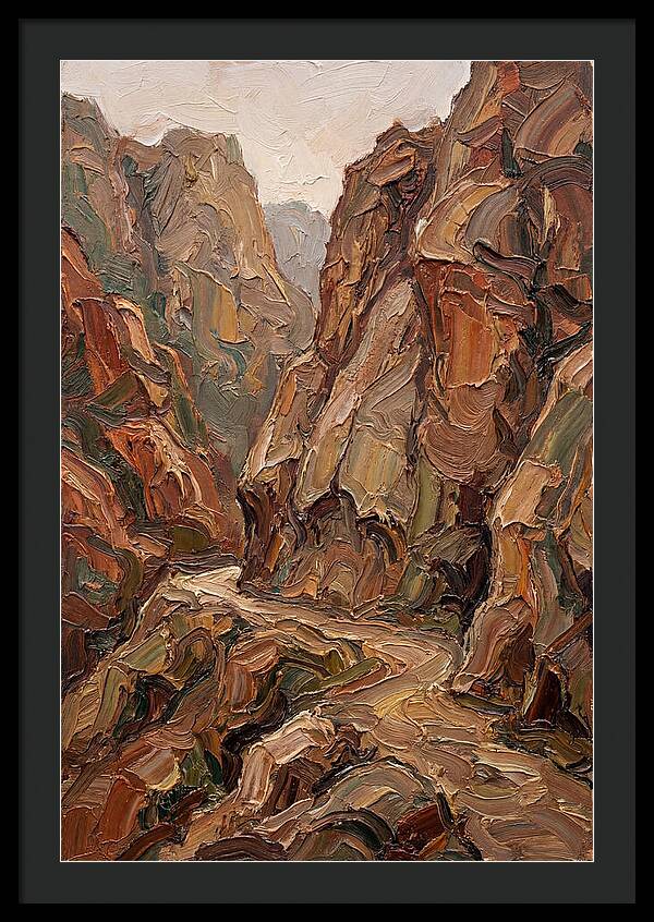 Mountain Pass Through Granite