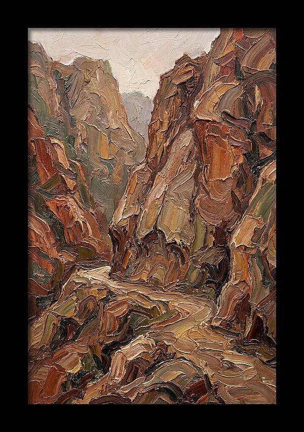 Mountain Pass Through Granite