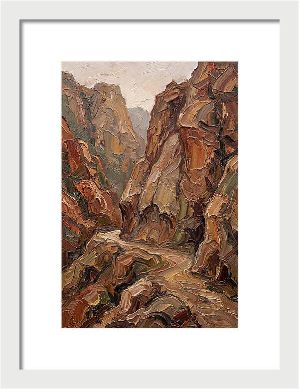 Mountain Pass Through Granite