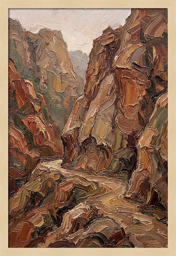 Mountain Pass Through Granite