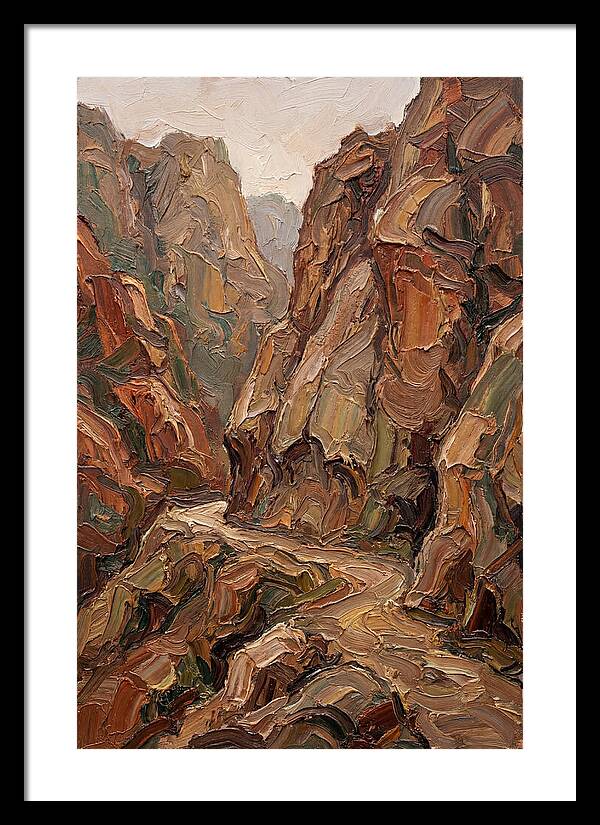 Mountain Pass Through Granite