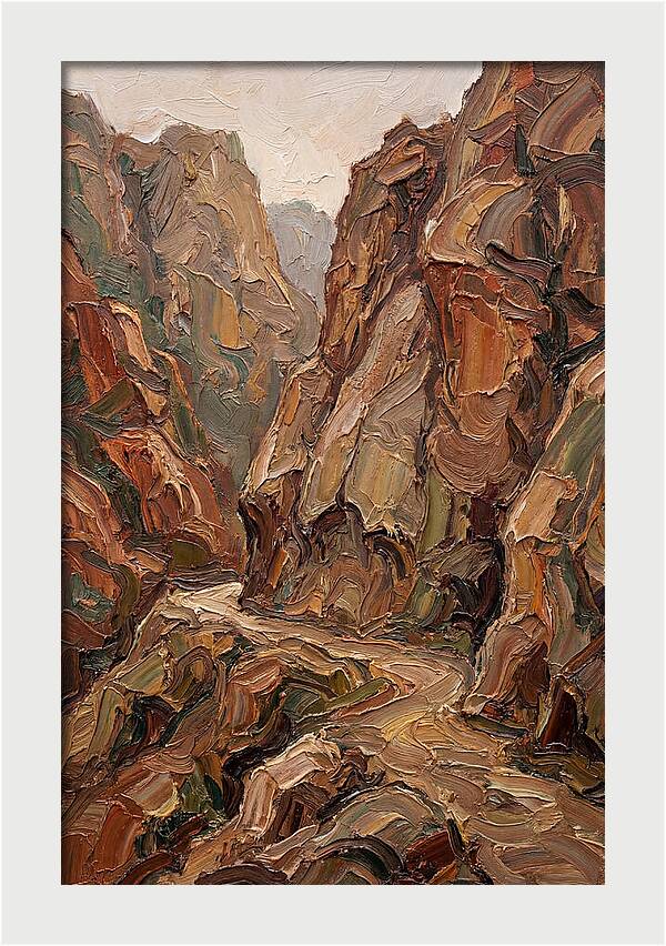 Mountain Pass Through Granite