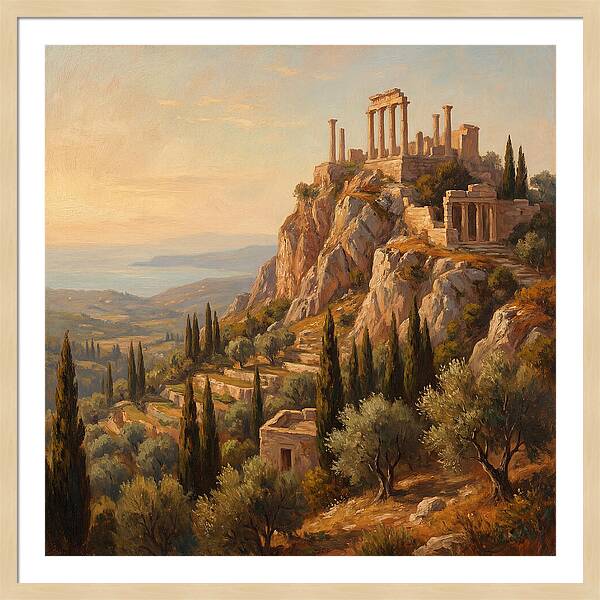 Mountain Peak Overlooking Mediterranean