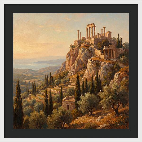 Mountain Peak Overlooking Mediterranean