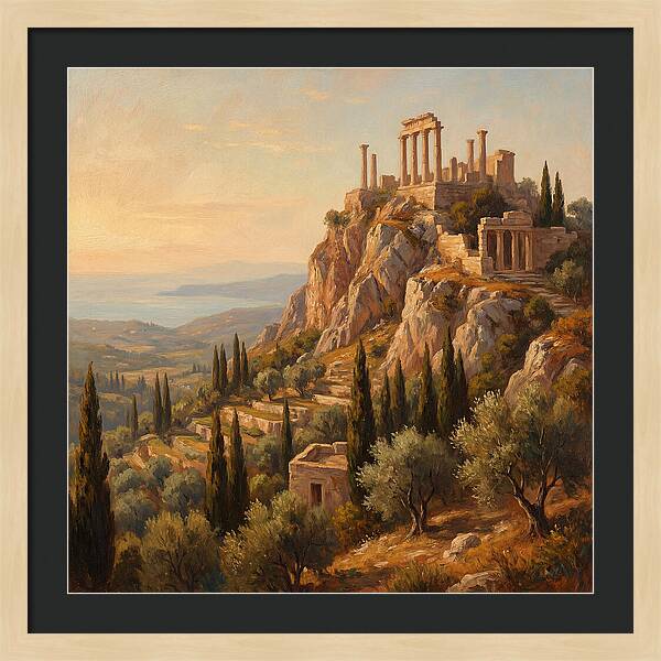 Mountain Peak Overlooking Mediterranean