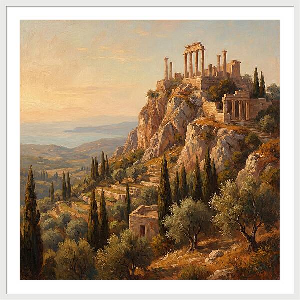 Mountain Peak Overlooking Mediterranean