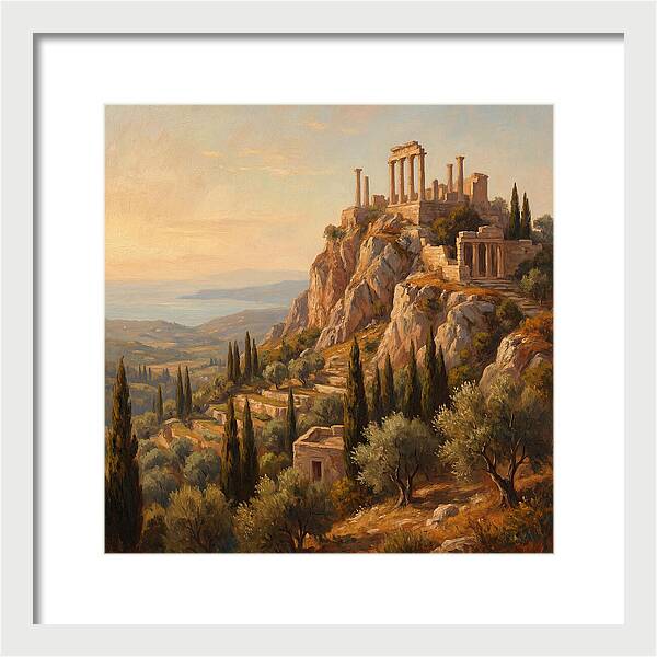 Mountain Peak Overlooking Mediterranean