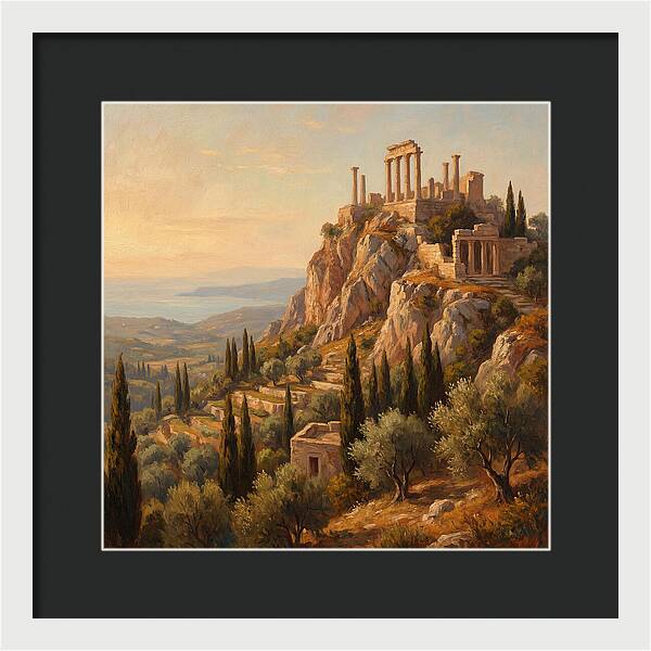 Mountain Peak Overlooking Mediterranean
