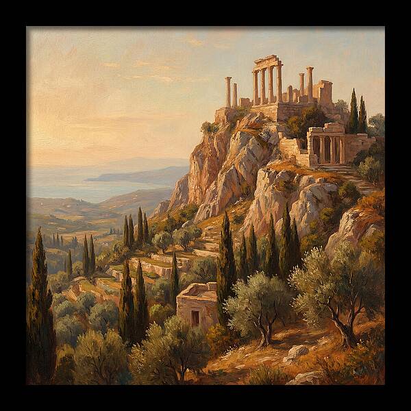 Mountain Peak Overlooking Mediterranean