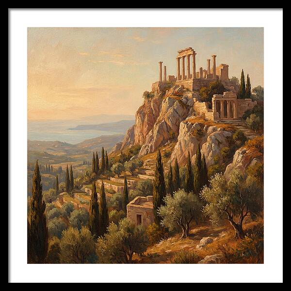 Mountain Peak Overlooking Mediterranean