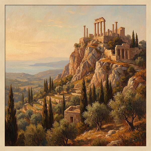 Mountain Peak Overlooking Mediterranean
