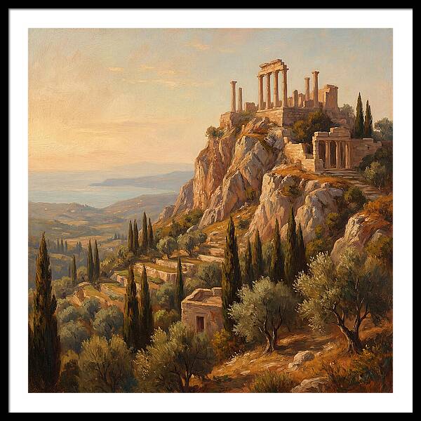 Mountain Peak Overlooking Mediterranean