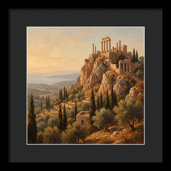 Mountain Peak Overlooking Mediterranean