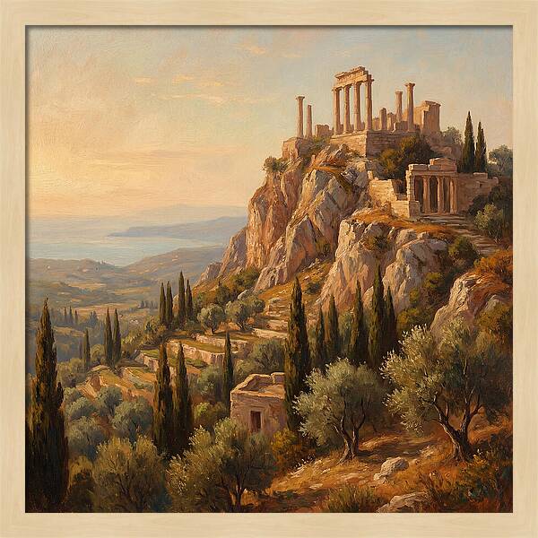 Mountain Peak Overlooking Mediterranean