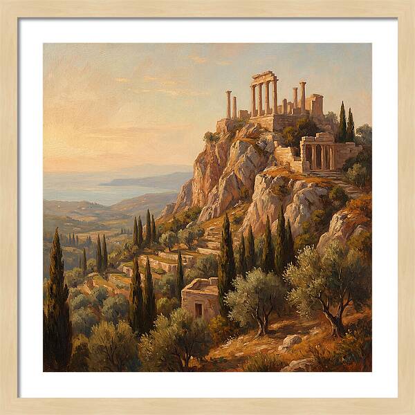 Mountain Peak Overlooking Mediterranean