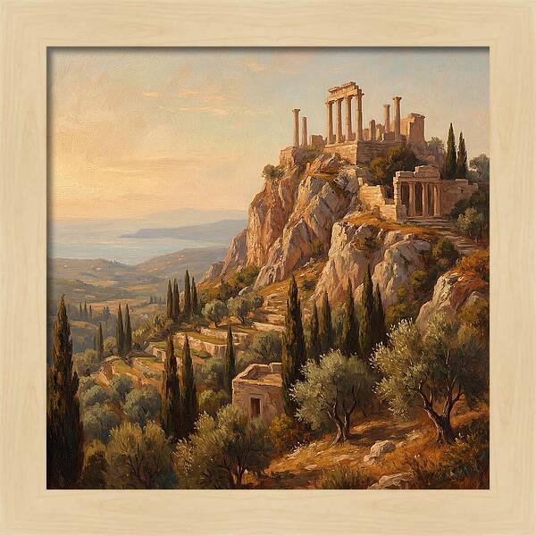 Mountain Peak Overlooking Mediterranean