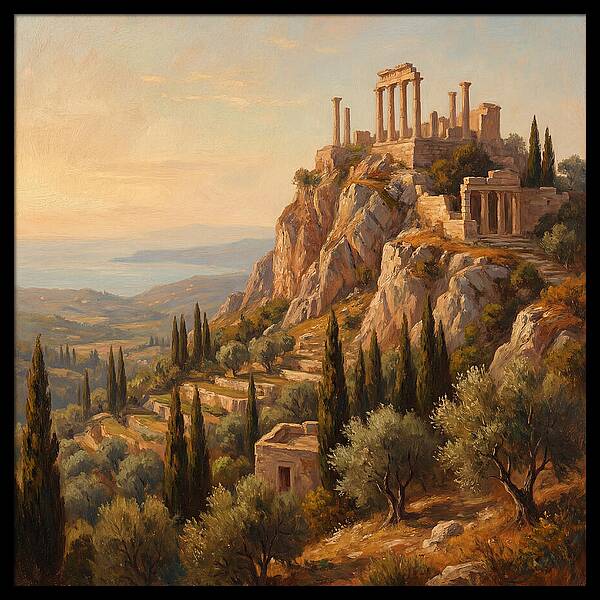 Mountain Peak Overlooking Mediterranean