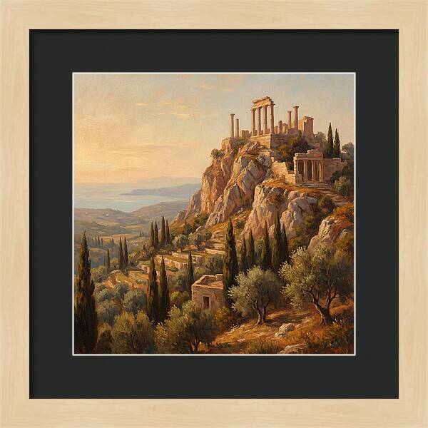 Mountain Peak Overlooking Mediterranean