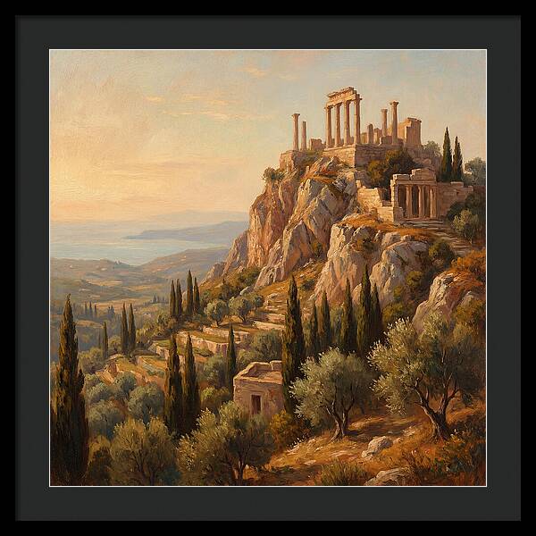 Mountain Peak Overlooking Mediterranean