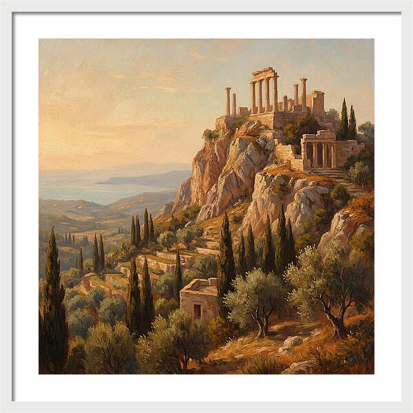 Mountain Peak Overlooking Mediterranean