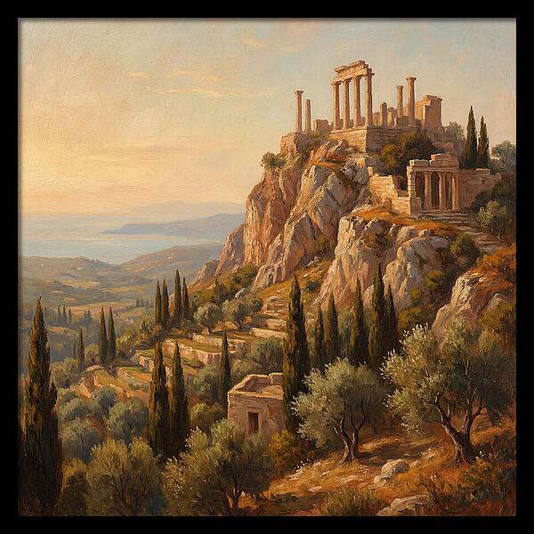 Mountain Peak Overlooking Mediterranean