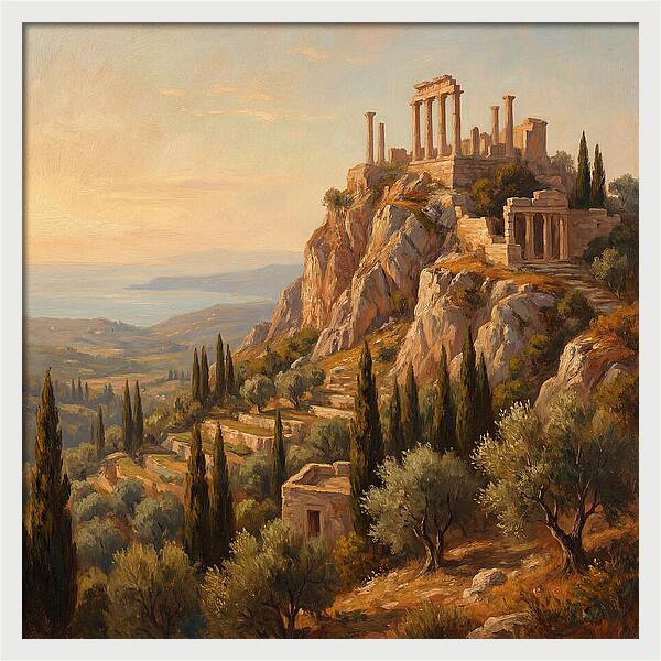 Mountain Peak Overlooking Mediterranean