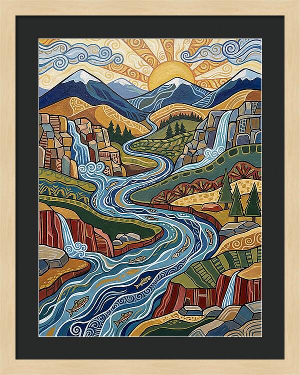 Mountain Stream Serenity