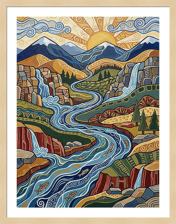Mountain Stream Serenity