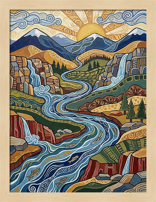 Mountain Stream Serenity