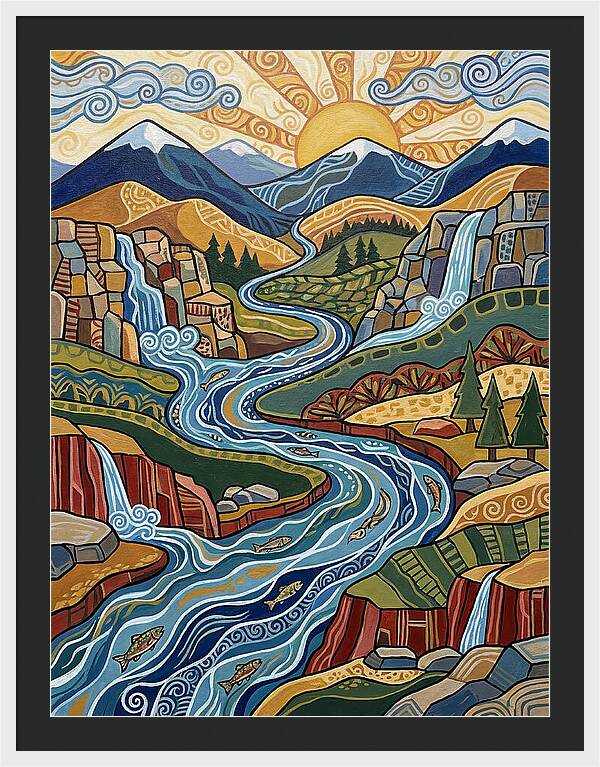 Mountain Stream Serenity