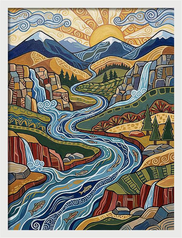 Mountain Stream Serenity