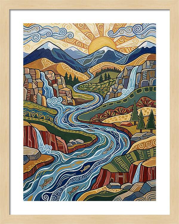 Mountain Stream Serenity