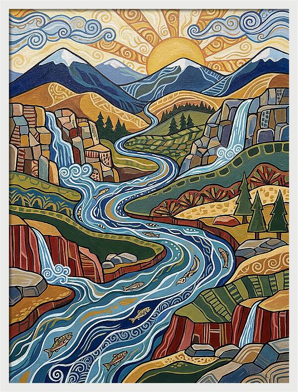 Mountain Stream Serenity