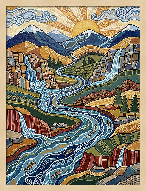 Mountain Stream Serenity