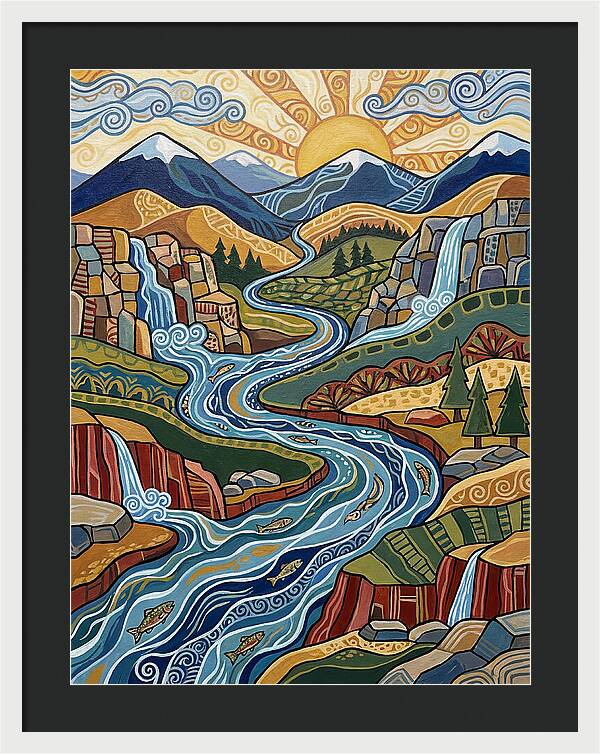 Mountain Stream Serenity