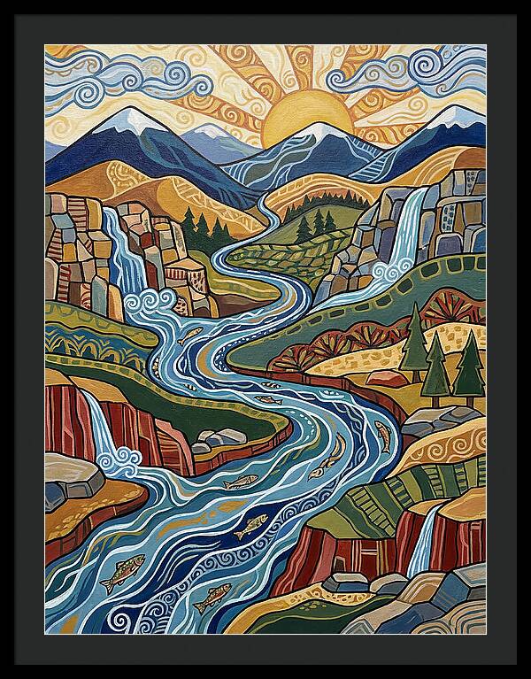 Mountain Stream Serenity