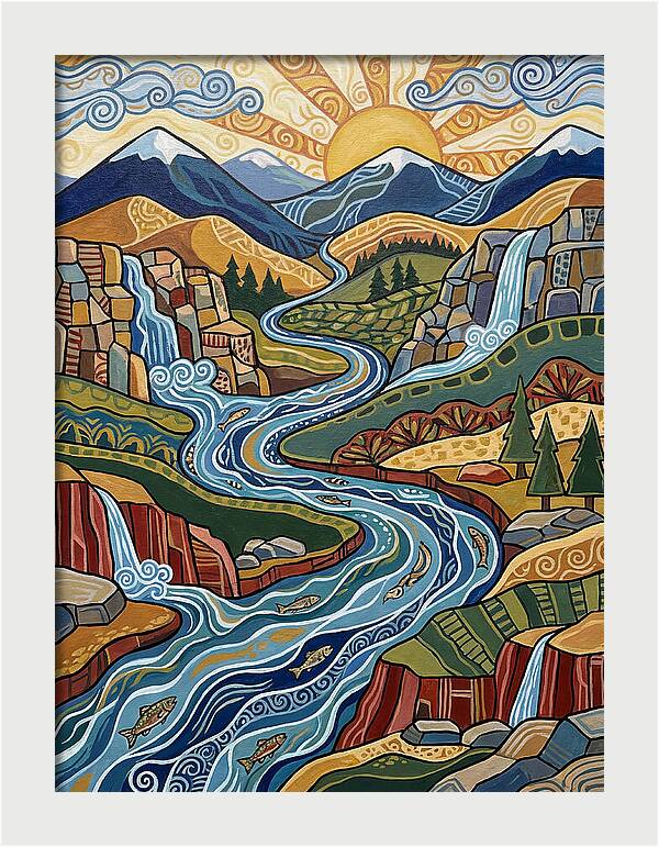 Mountain Stream Serenity