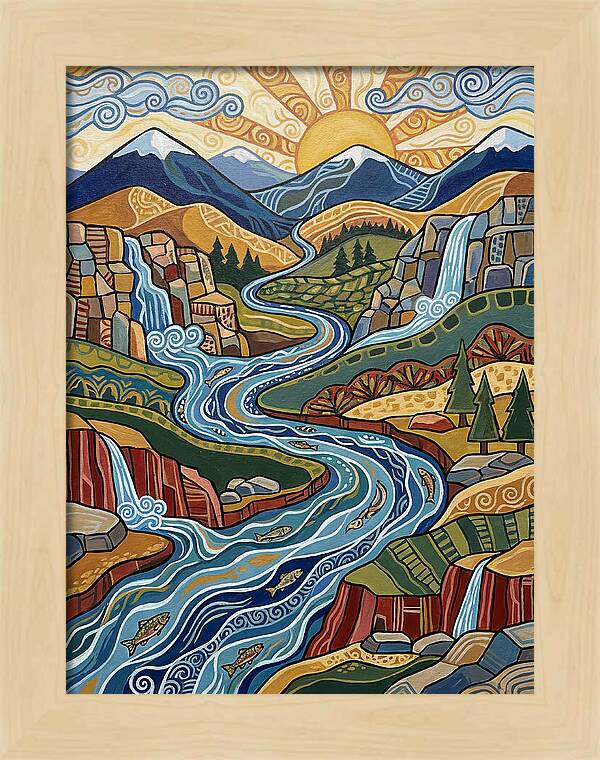 Mountain Stream Serenity