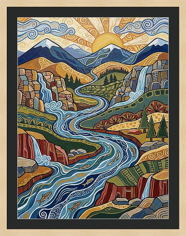 Mountain Stream Serenity