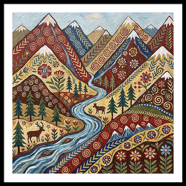 Mountain Stream Tranquility