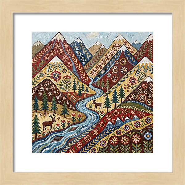 Mountain Stream Tranquility