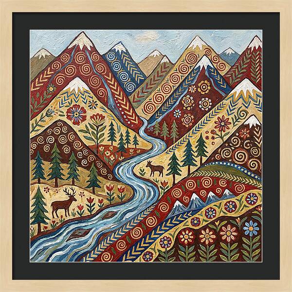Mountain Stream Tranquility