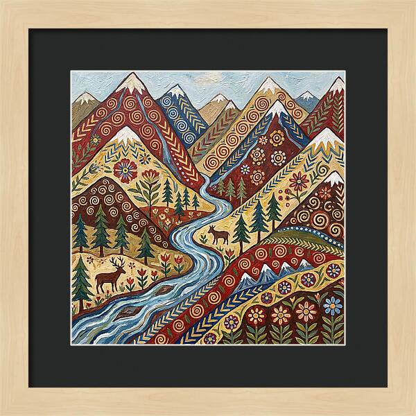Mountain Stream Tranquility