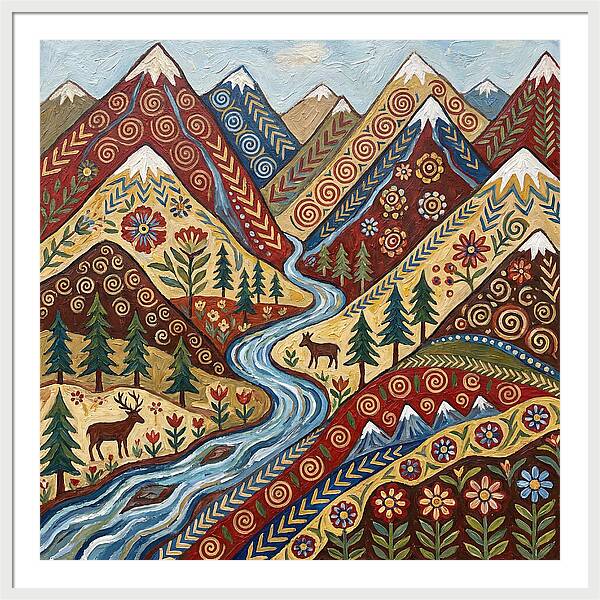 Mountain Stream Tranquility