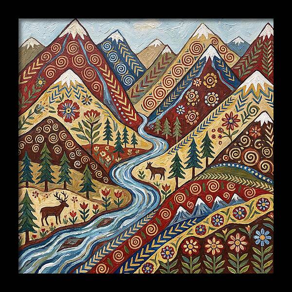 Mountain Stream Tranquility
