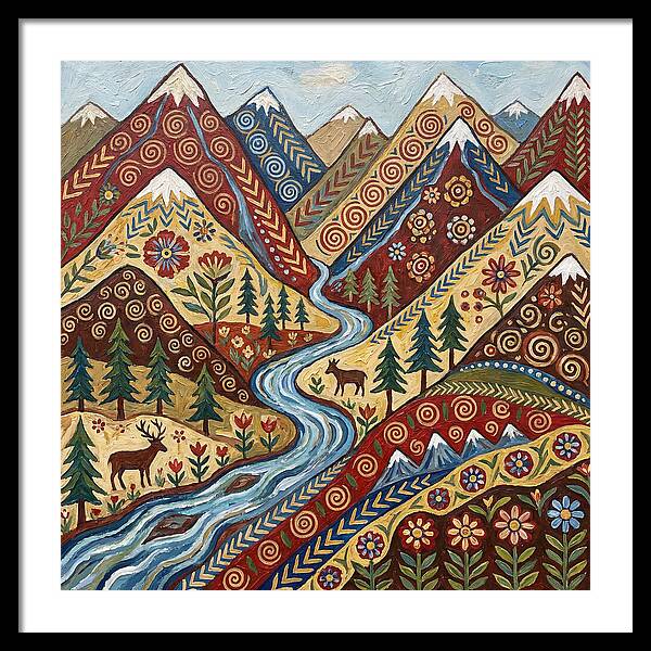 Mountain Stream Tranquility