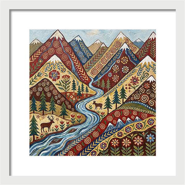 Mountain Stream Tranquility