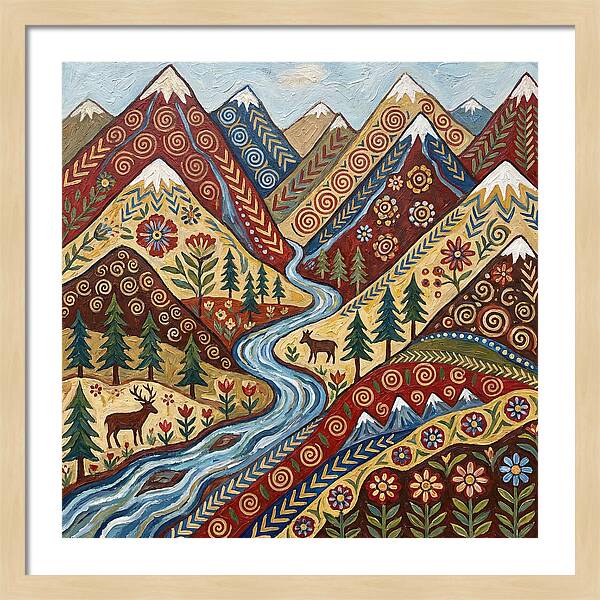 Mountain Stream Tranquility